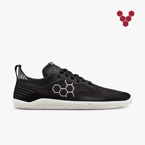 Vivobarefoot Geo Racer Knit Miesten Kengät Mustat (FI-XN3D)